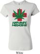Ladies Funny Shirt Natures Medicine Crewneck Tee T-Shirt