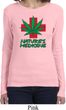 Ladies Funny Shirt Natures Medicine Long Sleeve Tee T-Shirt