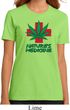 Ladies Funny Shirt Natures Medicine Organic Tee T-Shirt