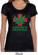Ladies Funny Shirt Natures Medicine Scoop Neck Tee T-Shirt