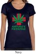 Ladies Funny Shirt Natures Medicine Scoop Neck Tee T-Shirt