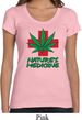Ladies Funny Shirt Natures Medicine Scoop Neck Tee T-Shirt