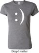 Ladies Funny Shirt Smiley Chat Face Crewneck Tee T-Shirt