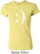 Ladies Funny Shirt Smiley Chat Face Crewneck Tee T-Shirt