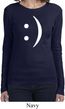 Ladies Funny Shirt Smiley Chat Face Long Sleeve Tee T-Shirt