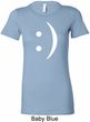 Ladies Funny Shirt Smiley Chat Face Longer Length Tee T-Shirt