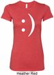 Ladies Funny Shirt Smiley Chat Face Longer Length Tee T-Shirt