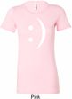 Ladies Funny Shirt Smiley Chat Face Longer Length Tee T-Shirt