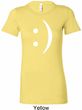 Ladies Funny Shirt Smiley Chat Face Longer Length Tee T-Shirt