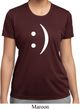 Ladies Funny Shirt Smiley Chat Face Moisture Wicking Tee T-Shirt