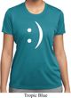 Ladies Funny Shirt Smiley Chat Face Moisture Wicking Tee T-Shirt