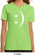 Ladies Funny Shirt Smiley Chat Face Organic Tee T-Shirt