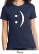 Ladies Funny Shirt Smiley Chat Face Tee T-Shirt