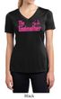 Ladies Funny Shirt The Godmother Moisture Wicking V-neck Tee T-Shirt