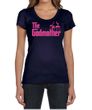 Ladies Funny Shirt The Godmother Scoop Neck Tee T-Shirt