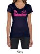 Ladies Funny Shirt The Godmother Scoop Neck Tee T-Shirt