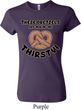 Ladies Funny Shirt Thirsty Pretzels Crewneck Tee T-Shirt