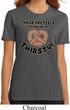 Ladies Funny Shirt Thirsty Pretzels Organic Tee T-Shirt