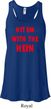 Ladies Funny Tank Top Hit em with the Hein Flowy Racerback