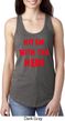 Ladies Funny Tank Top Hit em with the Hein Ideal Racerback