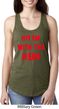 Ladies Funny Tank Top Hit em with the Hein Ideal Racerback