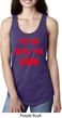 Ladies Funny Tank Top Hit em with the Hein Ideal Racerback