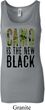 Ladies Funny Tanktop Camo is the New Black Longer Length Tank Top
