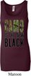 Ladies Funny Tanktop Camo is the New Black Longer Length Tank Top