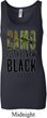 Ladies Funny Tanktop Camo is the New Black Longer Length Tank Top