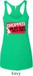 Ladies Funny Tanktop Dropped On My Head Tri Blend Racerback Tank Top