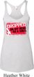 Ladies Funny Tanktop Dropped On My Head Tri Blend Racerback Tank Top