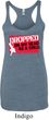 Ladies Funny Tanktop Dropped On My Head Tri Blend Racerback Tank Top