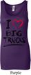 Ladies Funny Tanktop I Love Big Trucks Longer Length Tank Top