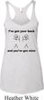 Ladies Funny Tanktop I've Got Your Back Tri Blend Racerback Tank Top