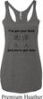 Ladies Funny Tanktop I've Got Your Back Tri Blend Racerback Tank Top