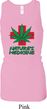 Ladies Funny Tanktop Natures Medicine Longer Length Racerback Tank Top