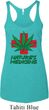Ladies Funny Tanktop Natures Medicine Tri Blend Racerback Tank Top
