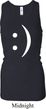 Ladies Funny Tanktop Smiley Chat Face Longer Length Racerback Tank Top