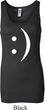 Ladies Funny Tanktop Smiley Chat Face Longer Length Tank Top