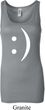 Ladies Funny Tanktop Smiley Chat Face Longer Length Tank Top