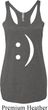 Ladies Funny Tanktop Smiley Chat Face Tri Blend Racerback Tank Top