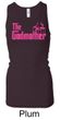 Ladies Funny Tanktop The Godmother Longer Length Racerback Tank Top