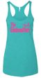 Ladies Funny Tanktop The Godmother Tri Blend Racerback Tank Top