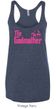 Ladies Funny Tanktop The Godmother Tri Blend Racerback Tank Top
