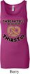 Ladies Funny Tanktop Thirsty Pretzels Longer Length Tank Top