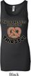Ladies Funny Tanktop Thirsty Pretzels Longer Length Tank Top