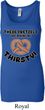 Ladies Funny Tanktop Thirsty Pretzels Longer Length Tank Top