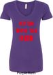 Ladies Funny Tee Hit em with the Hein V-neck Shirt