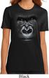 Ladies Gorilla Shirt Big Gorilla Face Organic T-Shirt