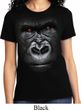 Ladies Gorilla Shirt Big Gorilla Face Tee T-Shirt